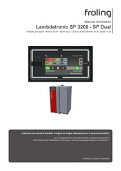 Fröling Lambdatronic SP 3200 - SP Dual Manuel D'entretien