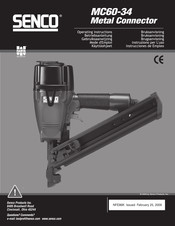 Senco MC60-34 Metal Connector Mode D'emploi