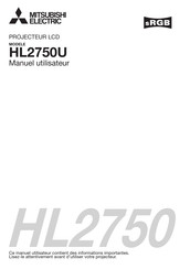 Mitsubishi Electric HL2750U Manuel Utilisateur