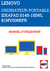 Lenovo 81V7 Guide D'utilisation