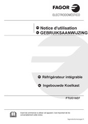 Fagor FTUI316EF Notice D'utilisation