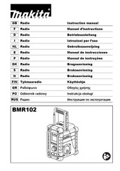 Makita BMR102 Manuel D'instructions