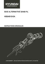 Hyundai power products HSSAB12V2A Instructions Originales