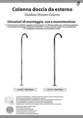 Bossini L00370 Instructions De Montage, D'utilisation Et D'entretien