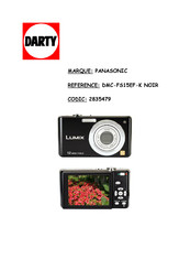 Panasonic LUMIX DMC-FS15EF-K Mode D'emploi