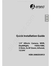 Eneo HDB-2080Z03IR D Instructions D'installation