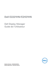 Dell E2421HN Guide De L'utilisateur