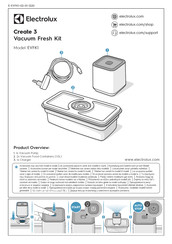 Electrolux Create 3 EVFK1 Mode D'emploi