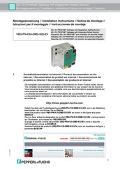 Pepperl+Fuchs VBG-PN-K30-DMD-S32-EV Notice De Montage