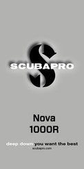 Scubapro Nova 1000R Mode D'emploi