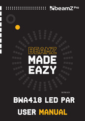 Beamz Pro BWA418 LED PAR Mode D'emploi