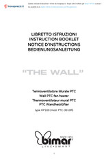 Bimar THE WALL PTC-3010R Notice D'instructions