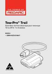 Redarc Tow-Pro Trail Mode D'emploi