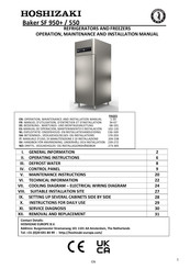 Hoshizaki SF 950+ Manuel D'utilisation, D'entretien Et D'installation