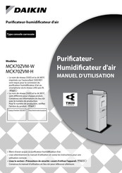 Daikin MCK70ZVM-W Manuel D'utilisation