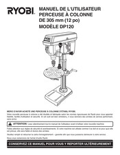 Ryobi DP120 Manuel De L'utilisateur