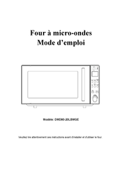 Smad DMD80-20LBMGE Mode D'emploi