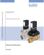 Burkert 6212 Manuel D'utilisation