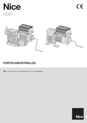 Nice HDFI-100-120 Instructions Et Avertissements Pour L'installation