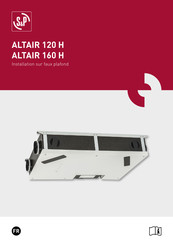 S&P ALTAIR 160 H Manuel D'installation