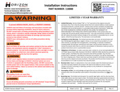 Horizon Global 118888 Instructions D'installation