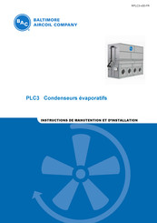 BAC PLC3 Instructions De Manutention Et D'installation