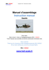 Heli-scale Gazelle Manuel D'assemblage