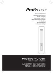 ProBreeze PB-AC-09W Mode D'emploi