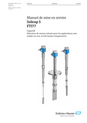 Endress+Hauser Solicap S FTI77 Manuel De Mise En Service