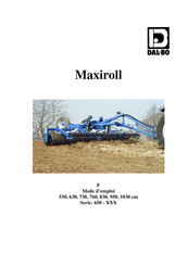 DAL-BO Maxiroll 1030 Mode D'emploi