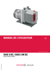 Pfeiffer Vacuum DUO 3 M DC Manuel De L'utilisateur