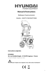 Hyundai power products HNHPT172B Manuel D'instructions