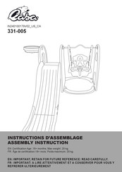 Qaba 331-005 Instructions D'assemblage