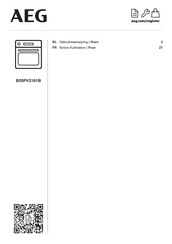 AEG B55PV2161B Notice D'utilisation