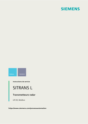 Siemens SITRANS L LR120 Modbus Instructions De Service