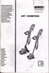 Bosch ART COMBITRIM Instructions D'emploi