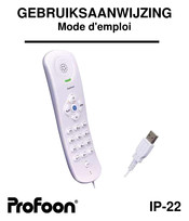 Profoon IP-22 Mode D'emploi