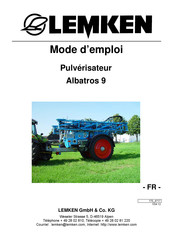 LEMKEN Albatros 9 Mode D'emploi