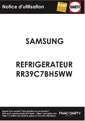 Samsung RR39C7BH5WW Manuel D'utilisation