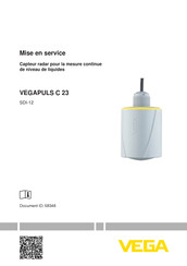 Vega VEGAPULS C 23 Mise En Service