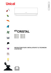 Unical Air Cristal KMUN 24HI Instructions Pour L'installateur