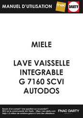 Miele G 7165 Mode D'emploi