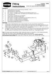 Witter DT92A Notice De Montage