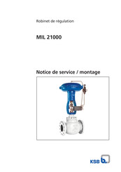 KSB MIL 21000 Notice De Service / Montage