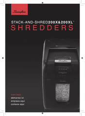 Swingline STACK-AND-SHRED 200XL Démarrez Ici