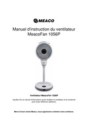 Meaco Fan 1056P Manuel D'instruction