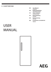 AEG AGB728E5NB Guide D'utilisation