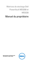 Dell PowerVault MD3220 Manuel Du Propriétaire