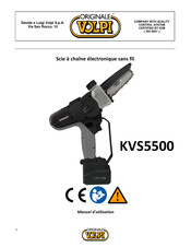 Volpi KVS5500 Manuel D'utilisation