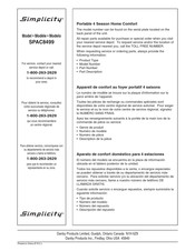 Danby Simplicity SPAC8499 Mode D'emploi